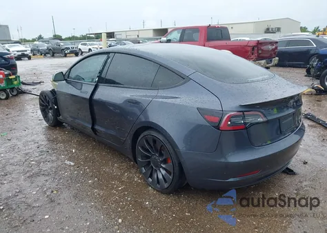 2021 Tesla Model 3 Performance Dual Motor All-Wheel Drive из США, поврежденный, VIN 5YJ3E1EC3MF028289